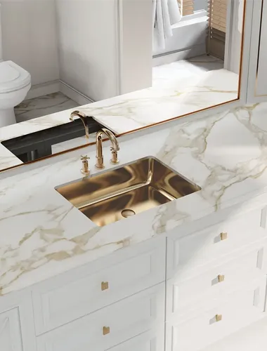 luxury villa bathroom project vanity top