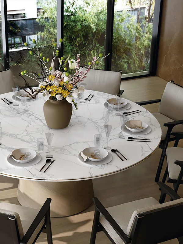 moreroom interior designers round dining table