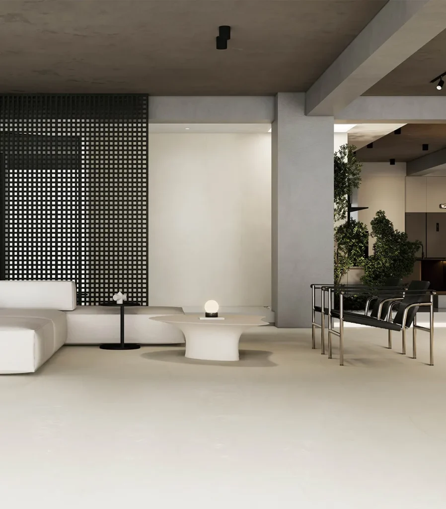 muse white stone living room wall cladding